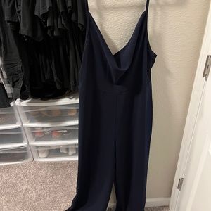 Kittenish navy jumpsuit